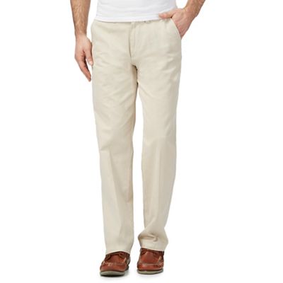 Maine New England Natural flat front chinos